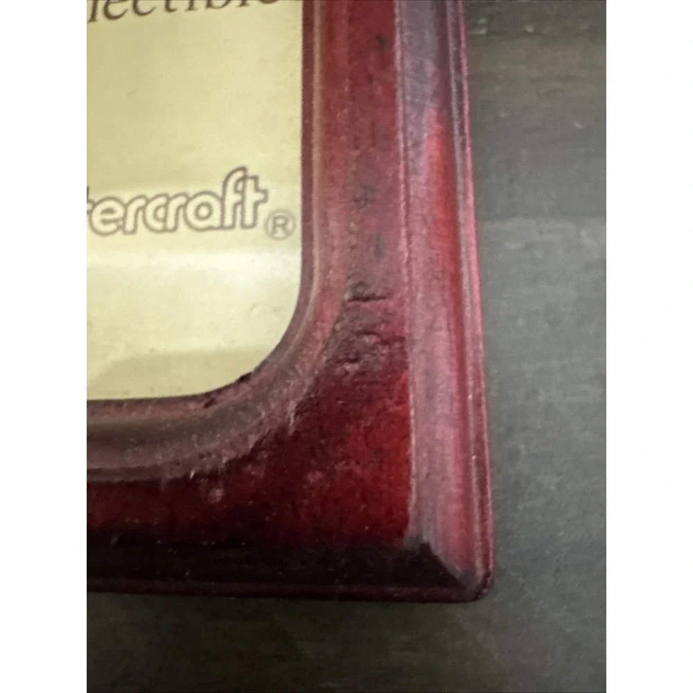 Small Vintage Arched Wood Picture frame 2